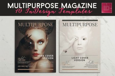 10 Magazine Brochure Templates Pack