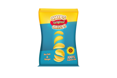  Package design of snacks or chips