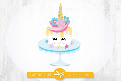 Magical unicake SVG, PNG, EPS, DXF, cut file