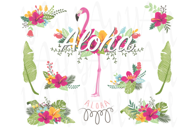 Floral Flamingo Collections