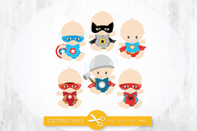 Super babies SVG&2C; PNG&2C; EPS&2C; DXF&2C; cut file