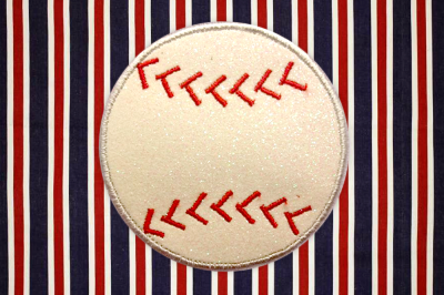 Baseball or Softball | Applique Embroidery