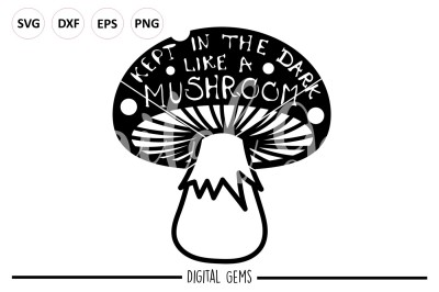 Mushroom SVG / DXF / EPS / PNG files