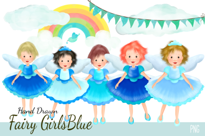 Fairy Girls Blue