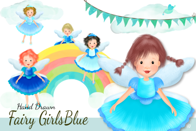 Fairy Girls Blue