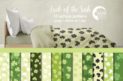 Luck of the Irish patterns, Shamrock papers AMB-443