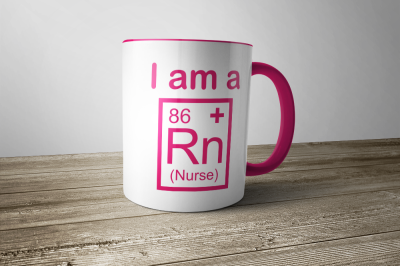 Periodic Nurse I am a RN | SVG | PNG | DXF