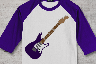 Electric Guitar | SVG | PNG | DXF