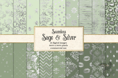 Sage and Silver Digital Paper