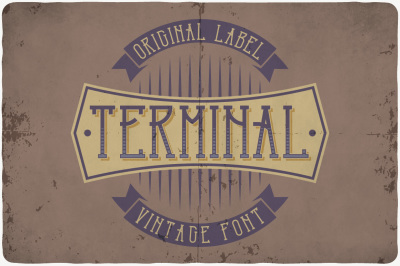 Terminal typeface 