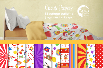 Circus patterns, Circus papers AMB-1159