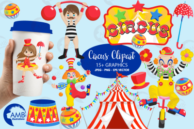 Circus Cliparts AMB-1160