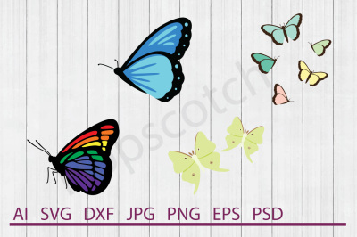 Butterfly Bundle, SVG Files, DXF Files, Cuttable Files
