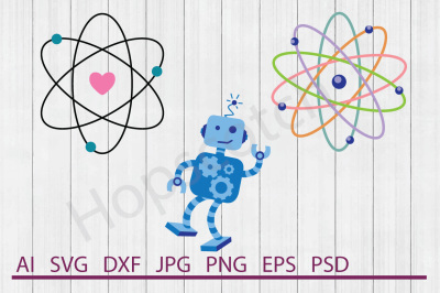 Science Bundle, SVG Files, DXF Files, Cuttable Files