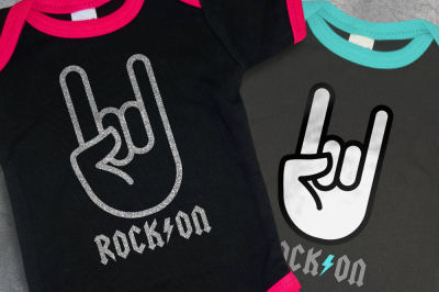 Rock and Roll Hand Gesture | SVG | PNG | DXF