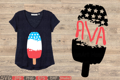 Ice cream svg&2C; 4th of july svg 83sv