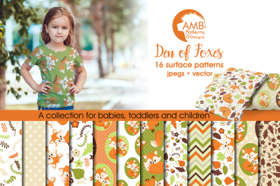 Den of Foxes patterns, Fox papers AMB-1375