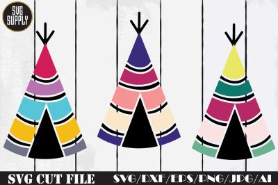 Boho Tent SVG Cut File 
