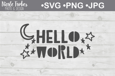 Hello World SVG Cut File