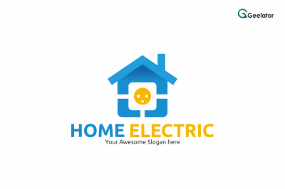 Home Electric Logo Template