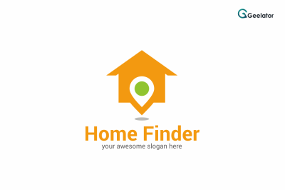 Home Finder Logo Template