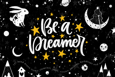 Be a Dreamer - Clipart collection