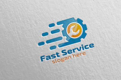 Car Service Logo with Car and repair Concept 7