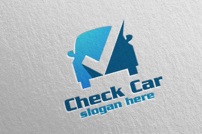 Car Service Logo with Car and repair Concept 16