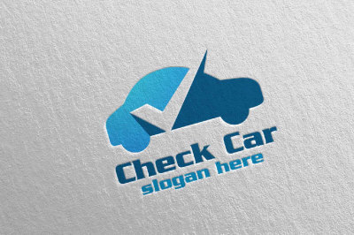 Car Service Logo with Car and repair Concept 17