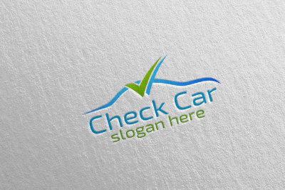 Car Service Logo with Car and repair Concept 20