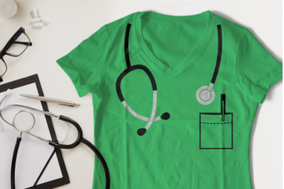 Stethoscope Shirt | SVG | PNG | DXF | EPS