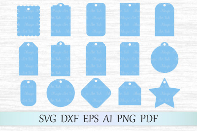 Gift tags SVG, DXF, EPS, AI, PNG, PDF