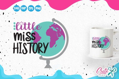 Little miss history svg, history class, back to school