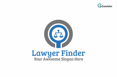Lawyer Finder Logo Template
