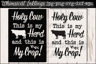 Holy Cow SVG