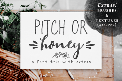 Pitch or Honey | a font trio