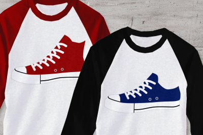 Canvas Sneakers | SVG | PNG | DXF