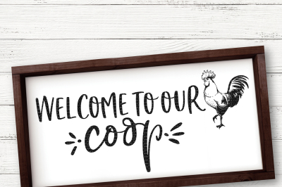Welcome To Our Coop Cut File