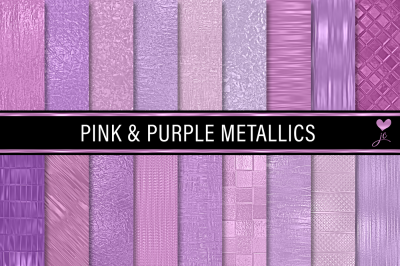 Pink and Purple Metallics