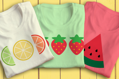 Summer Fruits | SVG | PNG | DXF