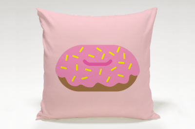 Frosted Donut with Sprinkles | SVG | PNG | DXF