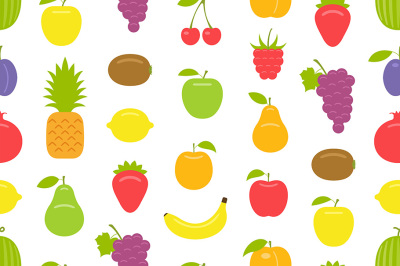 Seamless pattern with Fruits