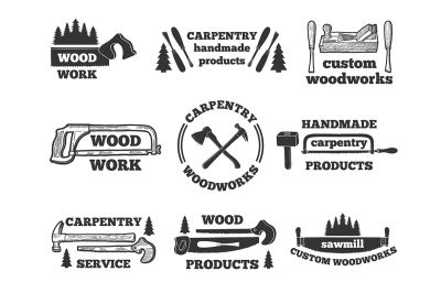 Labels for woodworking shop