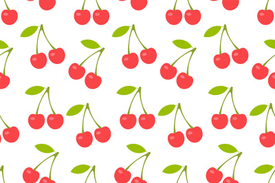 Seamless pattern with Cherry