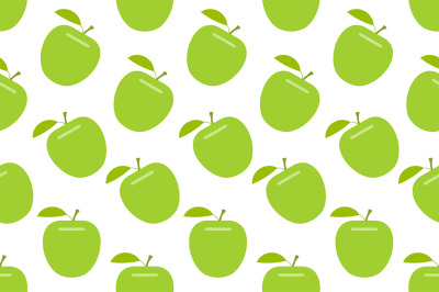Seamless pattern with Apple
