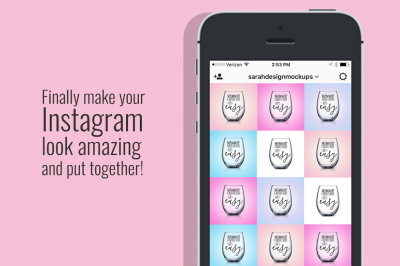 Mockup Instagram Psd