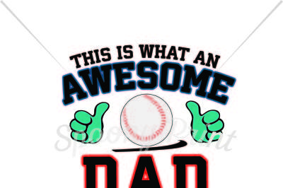 Awesome Baseball Dad