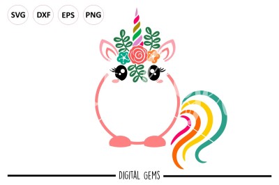 Unicorn SVG / DXF / EPS / PNG Files