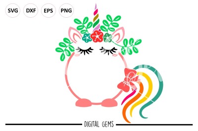 Unicorn SVG / DXF / EPS / PNG Files