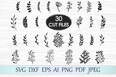 Leaf, Leaves, Branches SVG, DXF, EPS, AI, PNG, PDF, JPEG